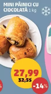 MINI PÂINICI CU CIOCOLATĂ