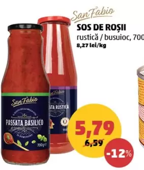 SOS DE ROȘII rustica / busuioc