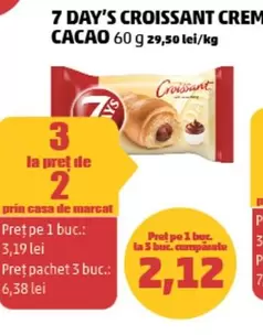 7 DAY'S CROISSANT CREMA CACAO