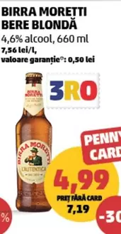 Birra Moretti - BERE BLONDĂ