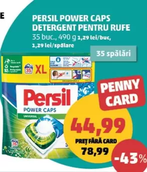 Persil - POWER CAPS DETERGENT PENTRU RUFE