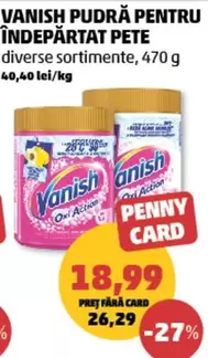 PUDRA PENTRU ÎNDEPĂRTAT PETE