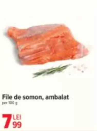 File de somon, ambalat