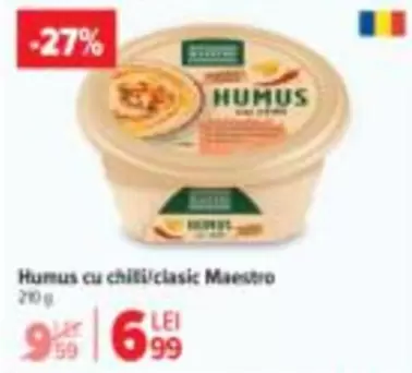 Humus cu chili/clasic