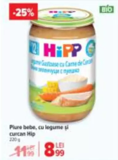 Piure cu legume si curcan