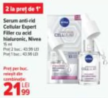 Serum anti-rid Cellular Expert Filler cu acid hialuronic