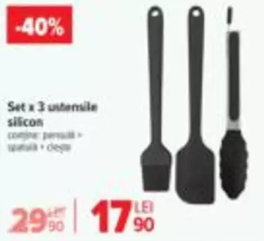 Set x 3 ustensile silicon