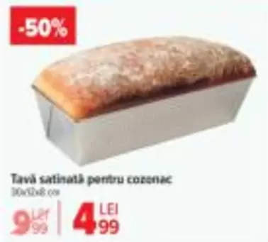 Tavă satinată pentru cozonac