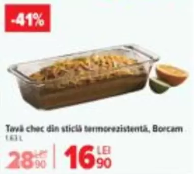 Tavă choco din sticlă termorezistentă