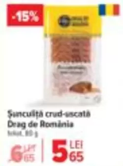 Șunculiță crud-uscată