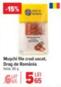 Mușchi file crud uscat