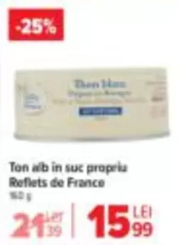 Alb - Ton alb in suc propriu