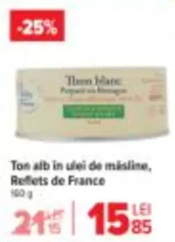 Alb - Ton alb in ulei de masline