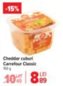 Cheddar cuburi