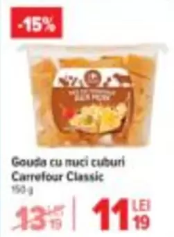 Gouda cu nuci cuburi