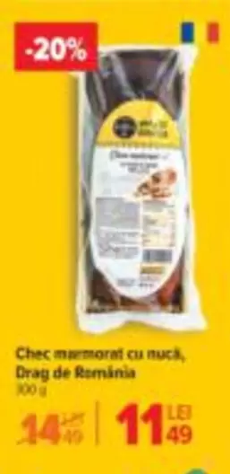 Chec marmorat cu nuca