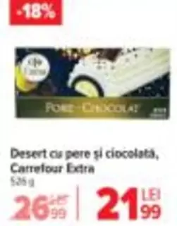 Desert cu pere și ciocolată