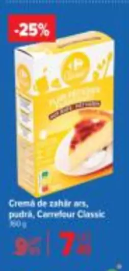 Cremă de zahăr ars, pudră