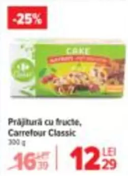 Prăjitură cu fructe