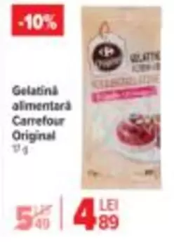 Gelatină alimentară