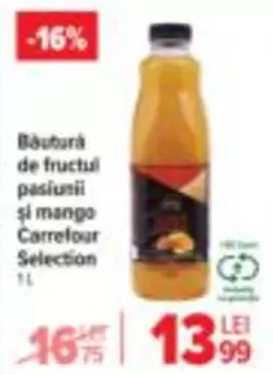 Băutură de fructul pasiunii și mango
