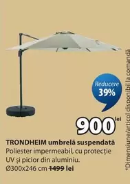 umbrelă suspendată