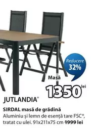 SIRAL masă de grădină