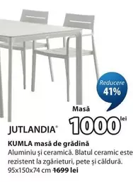 KUMLA masă de grădină