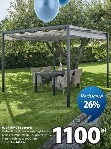 HJORTEMOSE pergola