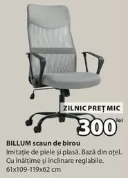 BILLUM scaun de birou