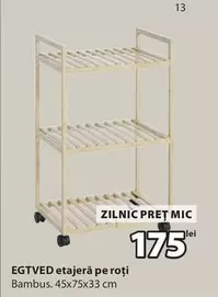 EGTVED etajeră pe roți
