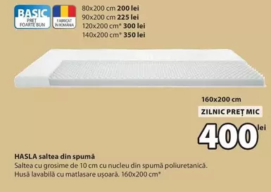 HASLA saltea din spumă