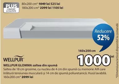 GLOMMA saltea din spumă