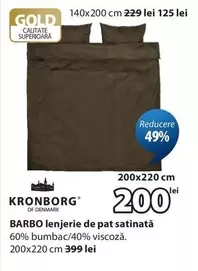 BARBO lenjerie de pat satinată