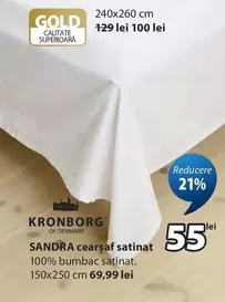 SANDRA cearșaf satinat