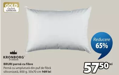 BRURI pernă cu fibre