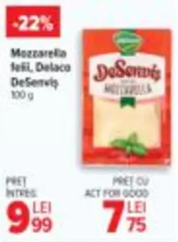 Mozzarella felii