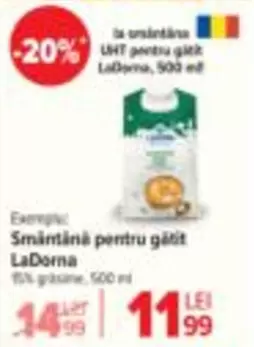 Smântână pentru gătit