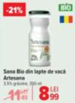 Sana Bio din lapte de vaca