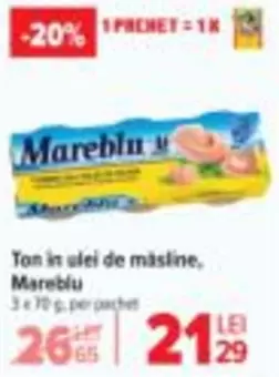 Ton in ulei de masline