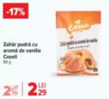 Zahăr pudră cu aromă de vanilie