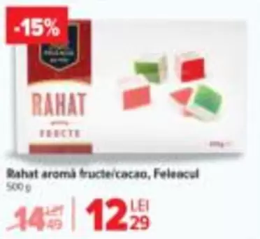 Rahat aromă fructe/cacao