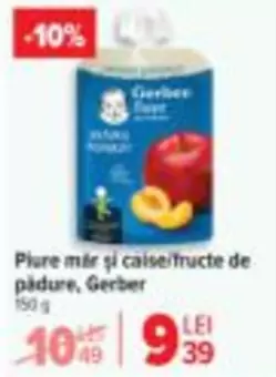 Piure măr și caise/fructe de pădure