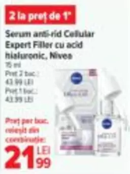 Serum anti-rid Cellular Expert Filler cu acid hialuronic