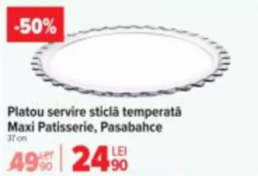 Platou servire sticlă temperată