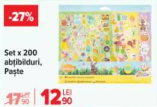 Set x 200 abțibilduri, Paște