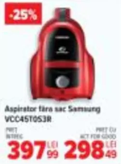 Aspirator fara sac VCC45T0S3R