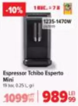 Tchibo - Espressor Esperto Mini 1235-1470W
