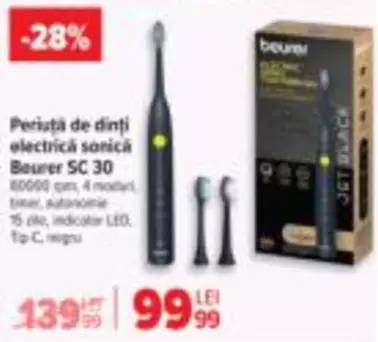 Electrica - Periuță de dinți electrică sonică SC 30