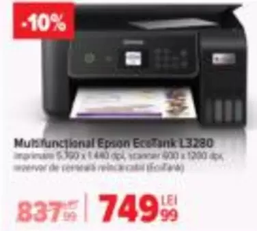 Multifunctional Ecotank L3280